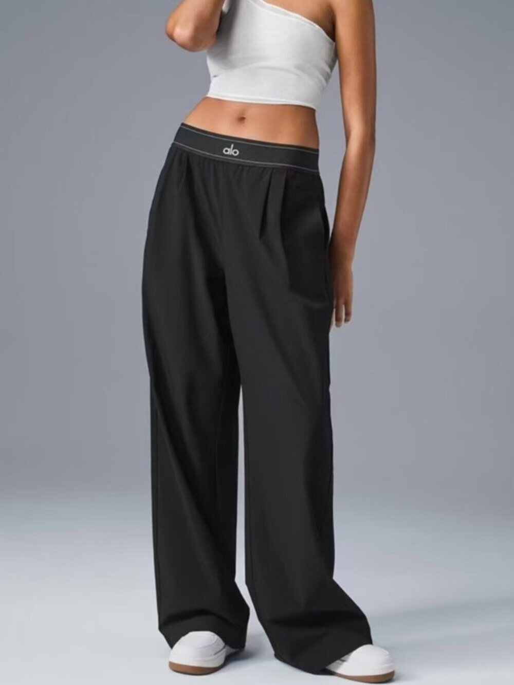 Alo Yoga Suit Up Trouser Black